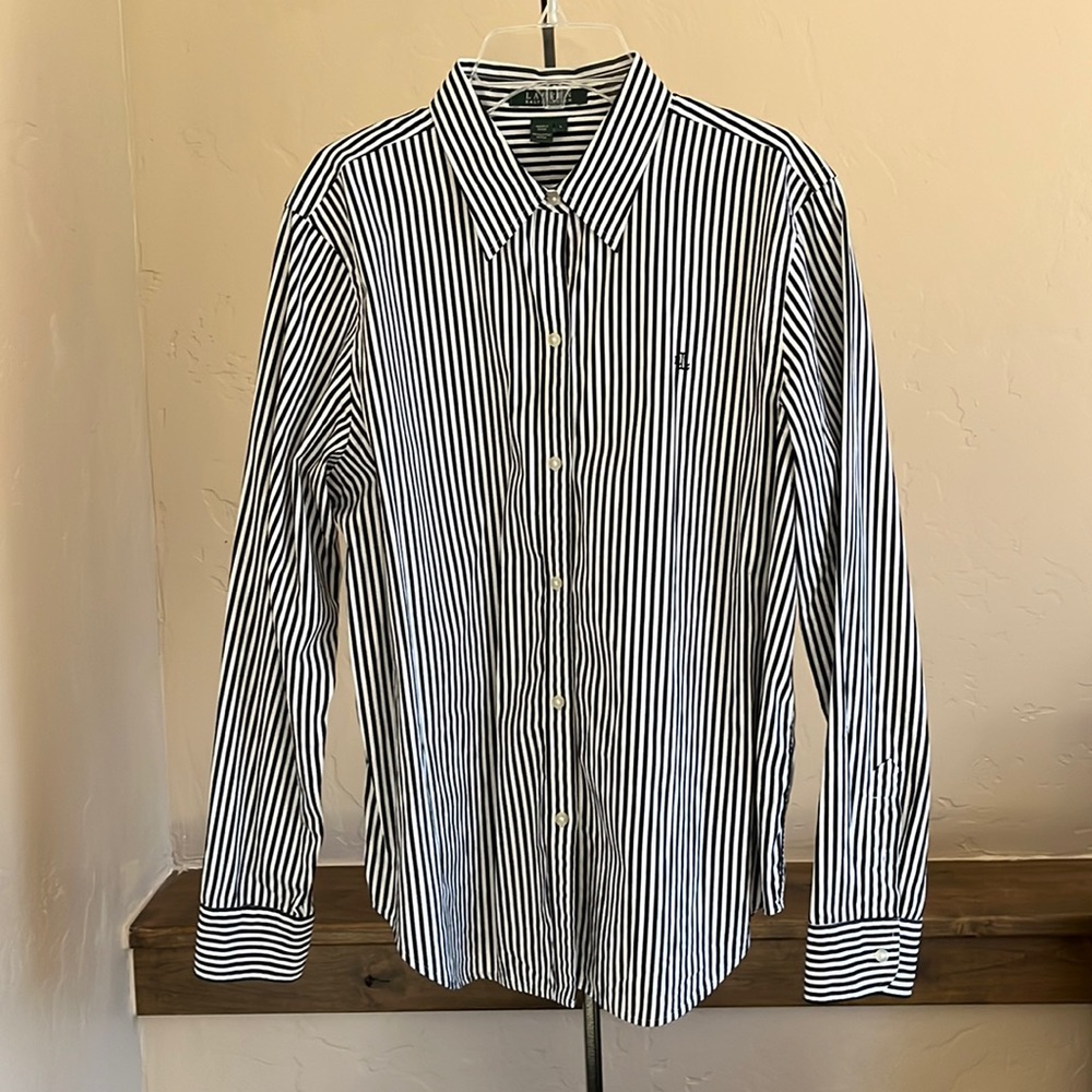 Striped Cotton Blouse